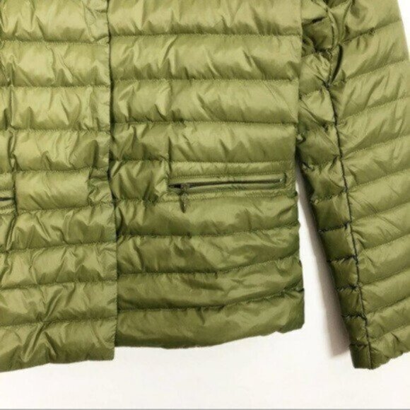 Witty Knitters | Green Long Sleeves Puffer Jacket Size Medium - Picture 3 of 8
